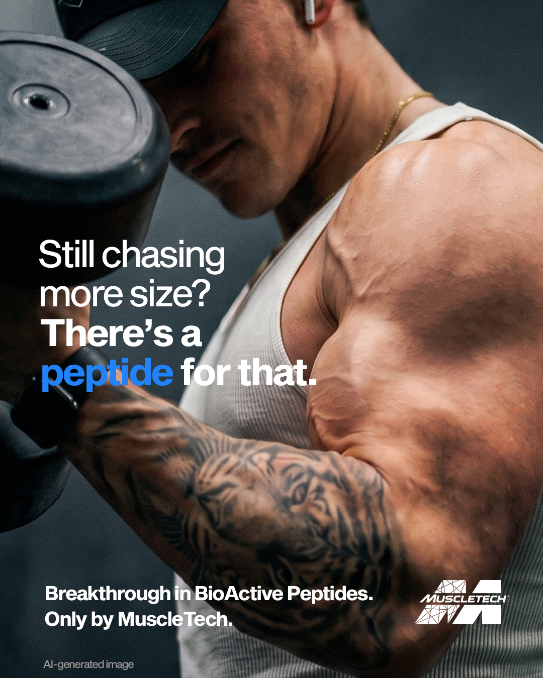 MuscleTech Facebook ad