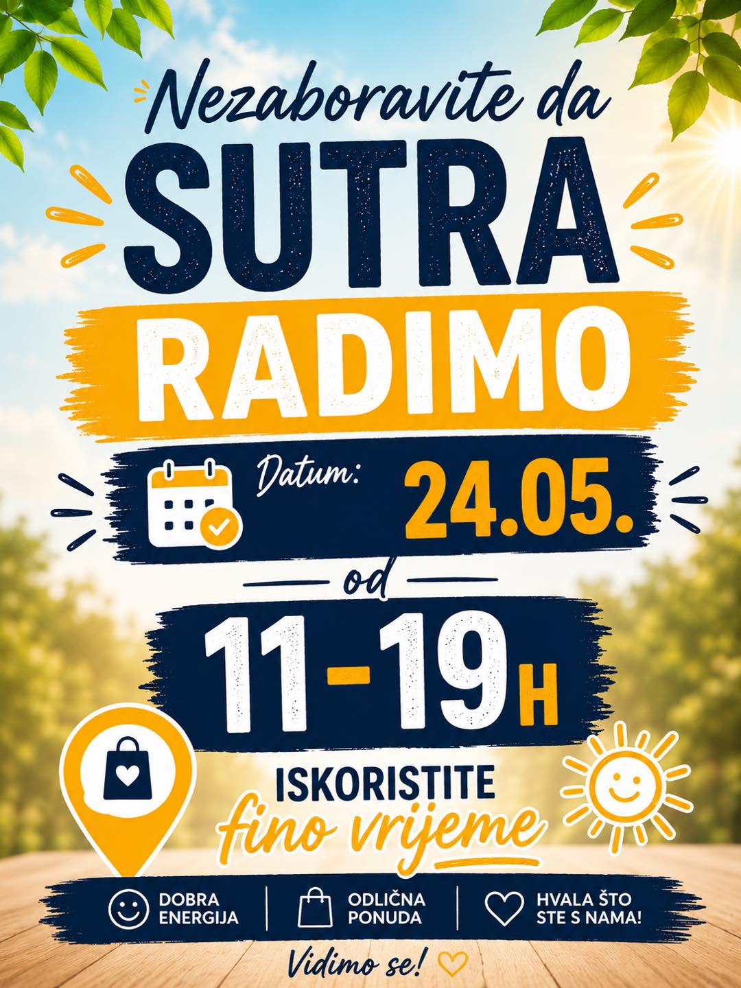 Restoran Mala Bašta Facebook ad from May 23, 2026