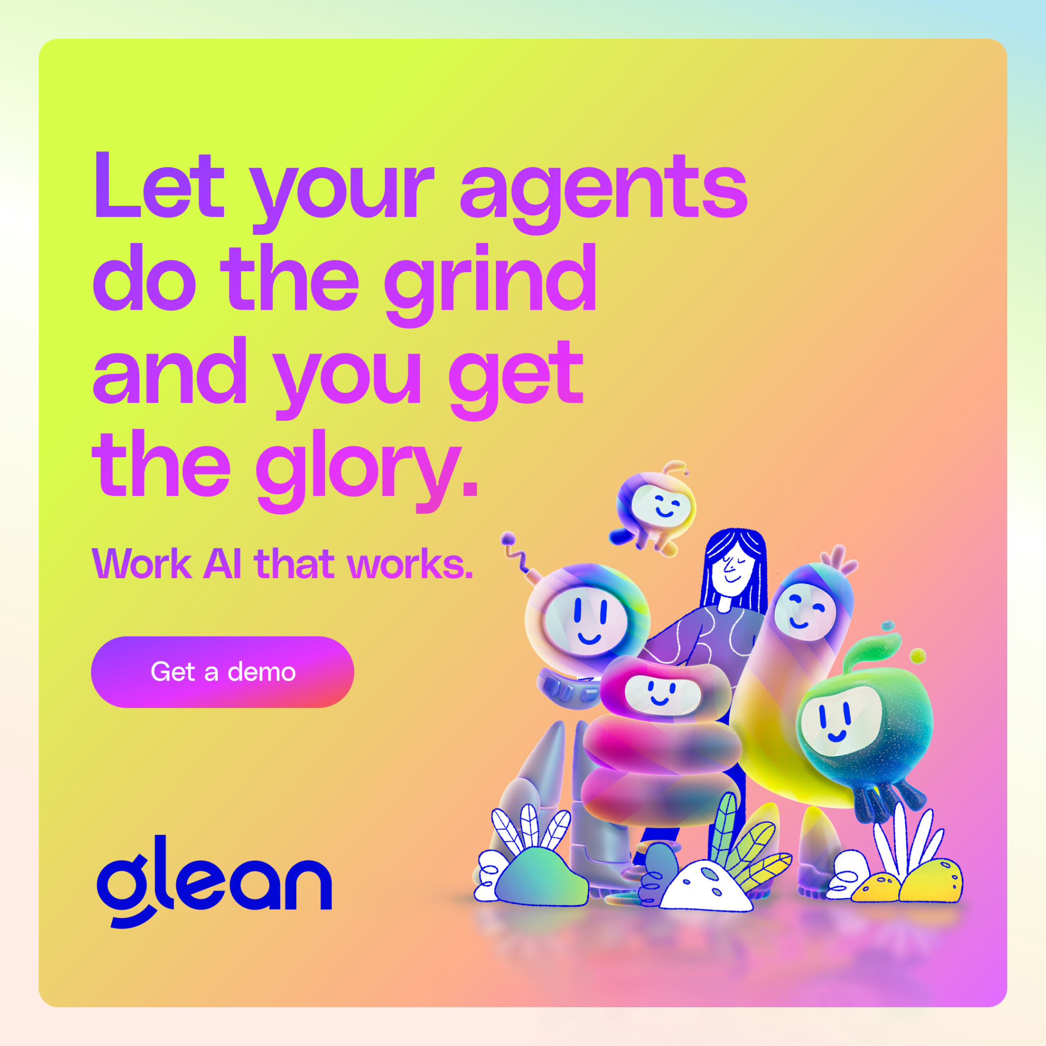 Glean Work Facebook ad