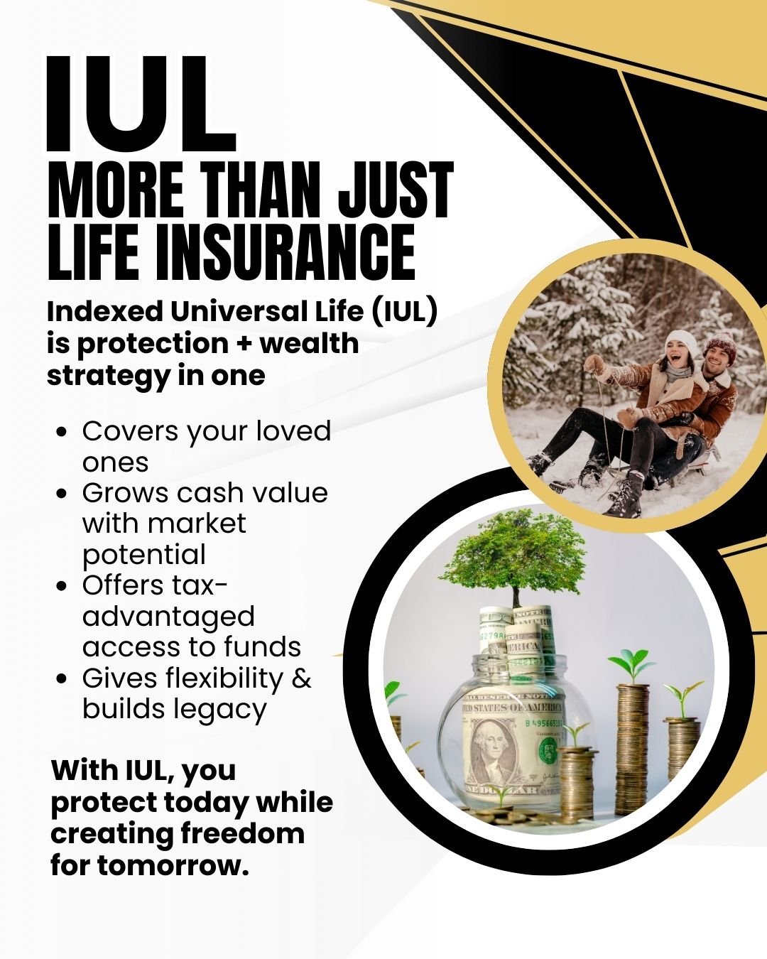 KJ Financial Group LLC Facebook ad: Wealth isn’t just about how much you earn…