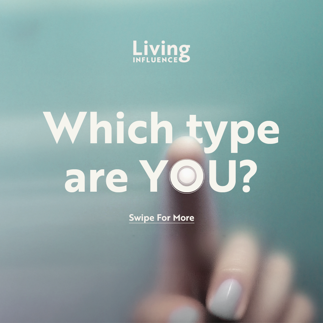 Living Influence Podcast Facebook ad: This is not a personality test.