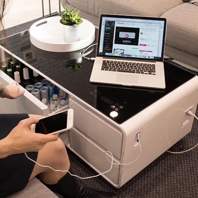 Clear Steps Review Facebook ad: How Smart Coffee Tables Combine Function and Design