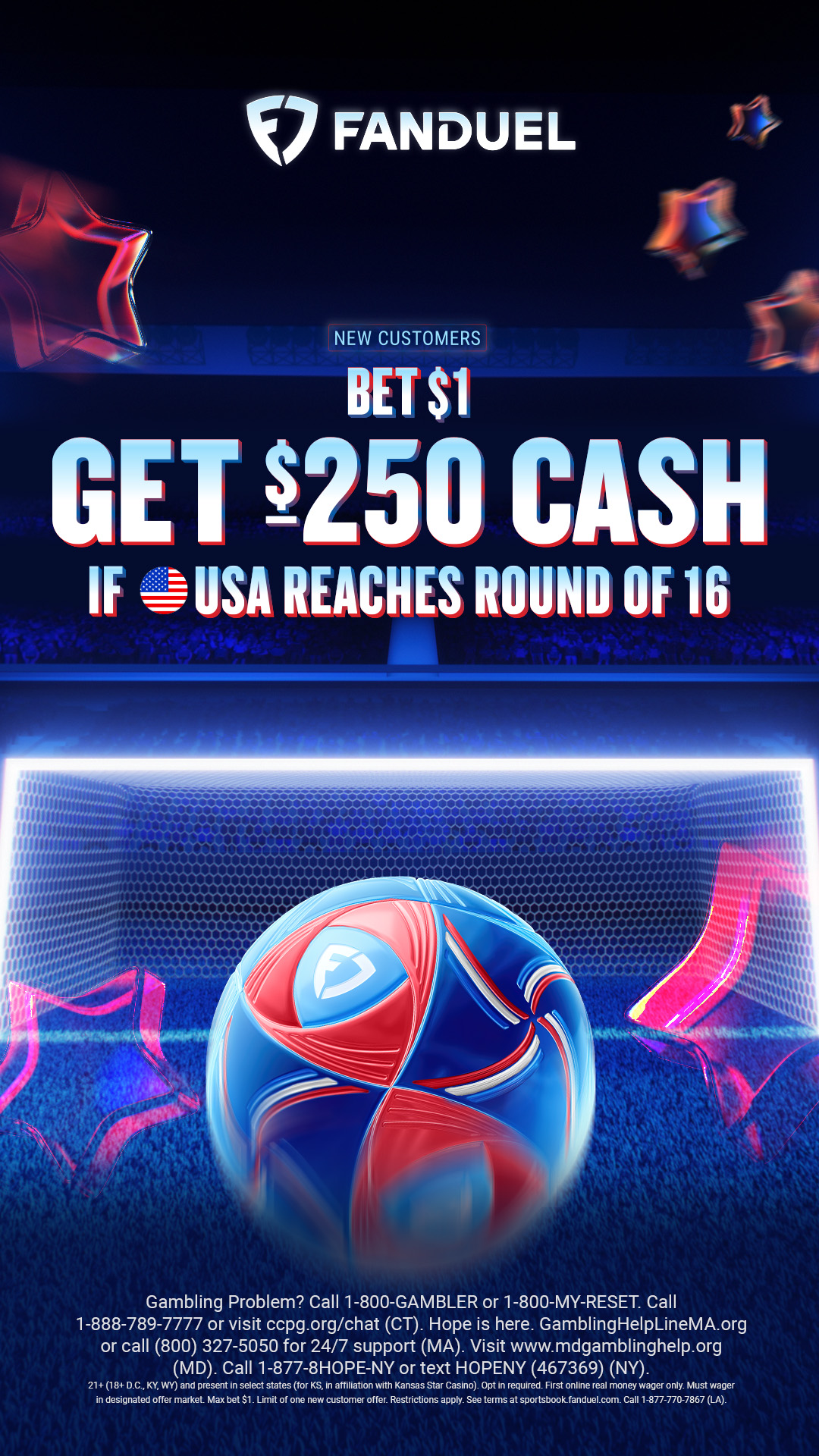 FanDuel Sportsbook Facebook ad