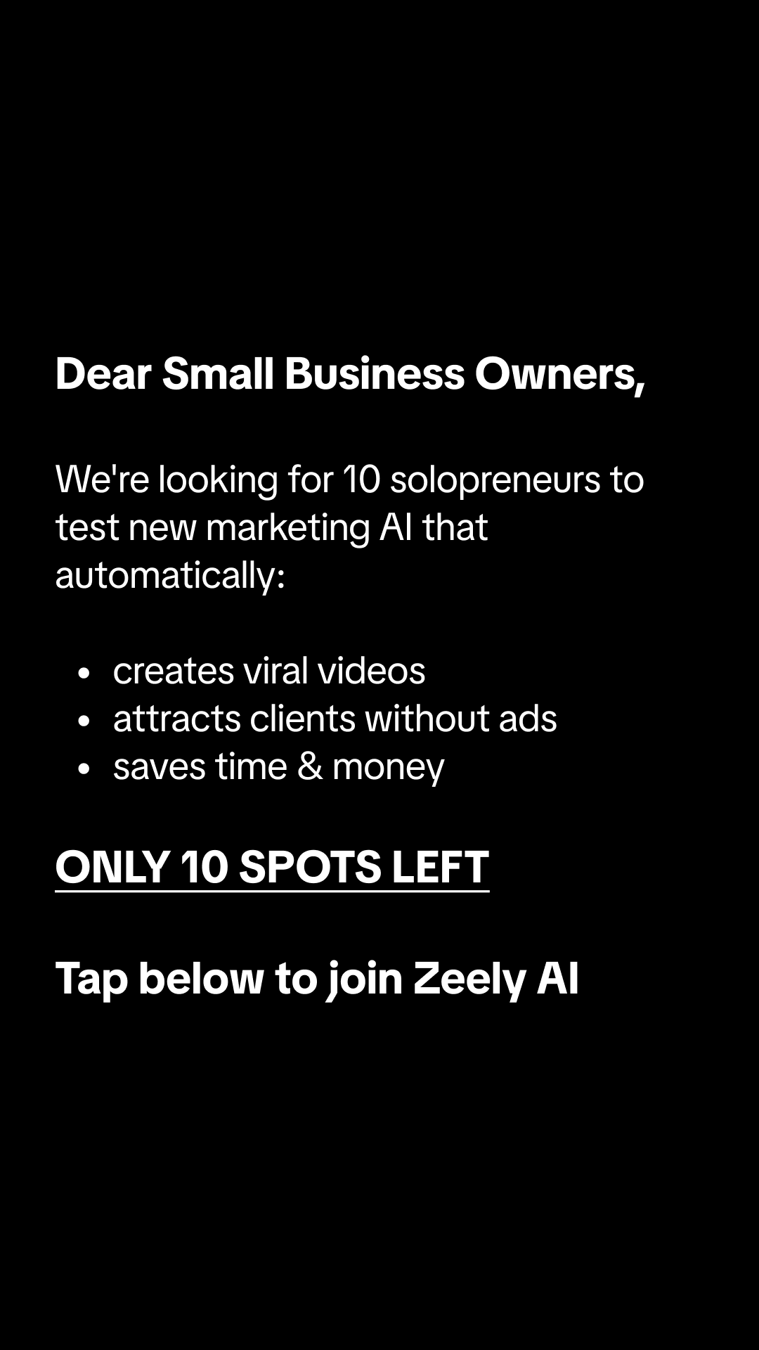 Zeely Facebook ad