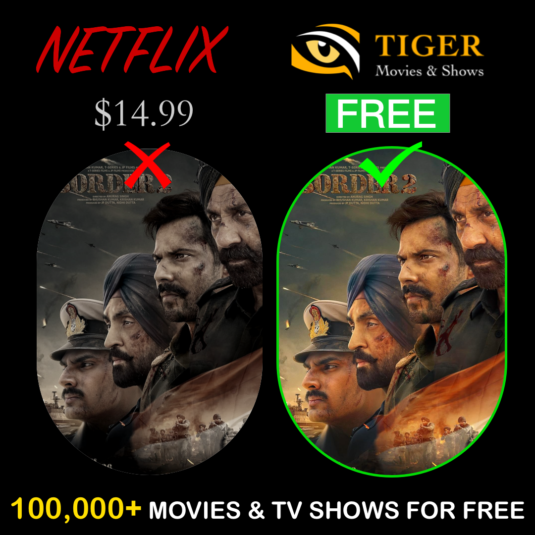 Tigertv Facebook ad: Endless movies, Endless shows
