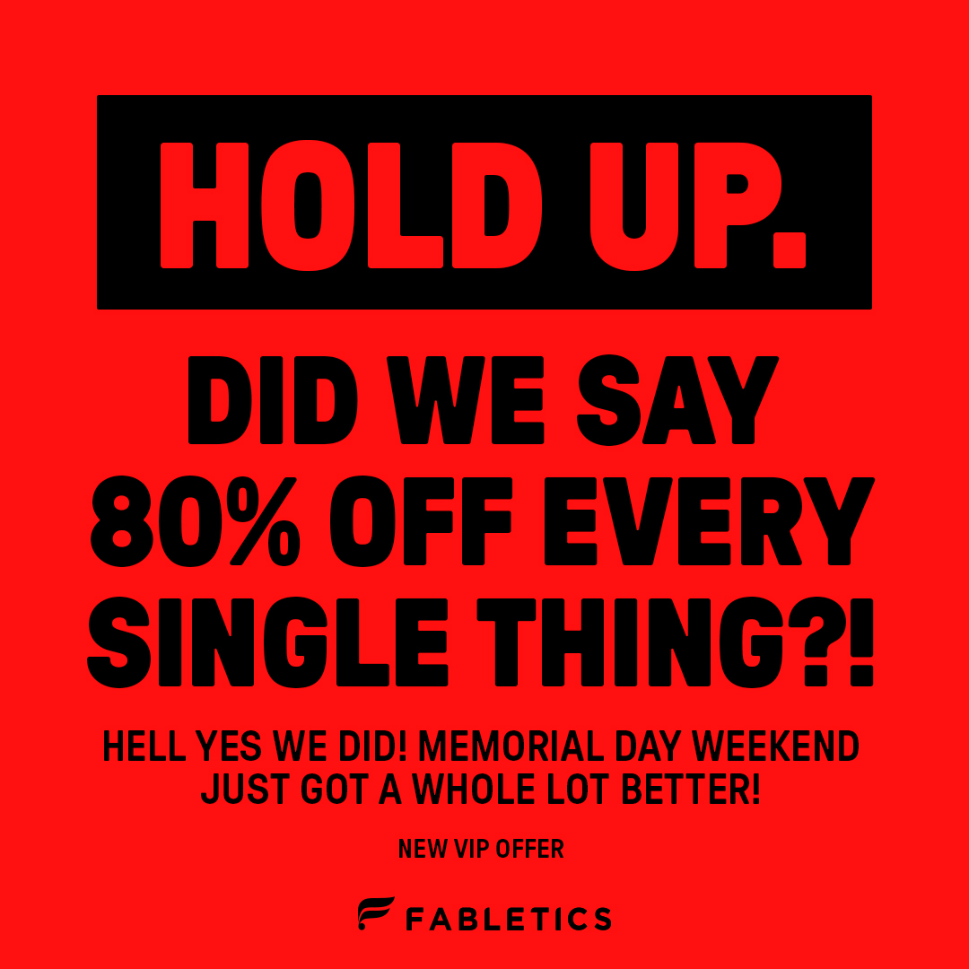 Fabletics Facebook ad