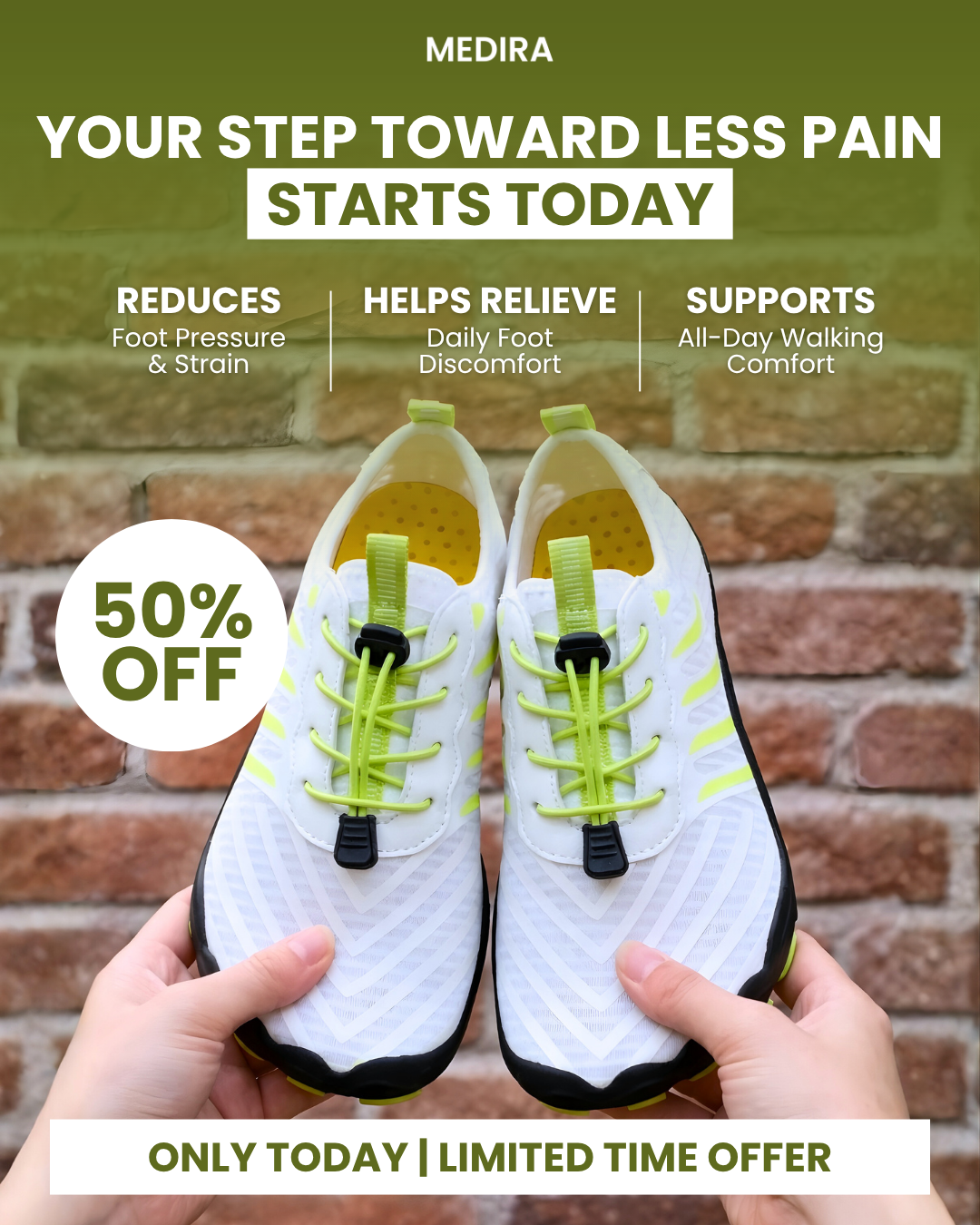 Medira Facebook ad: Best Walking Shoe 2026!