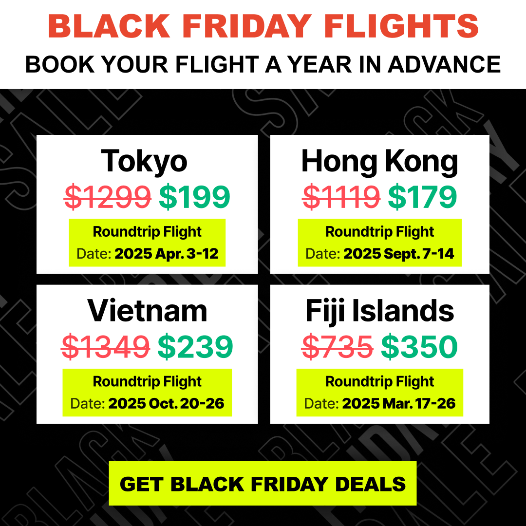 RatePunk Cheap Travel Deals Facebook ad