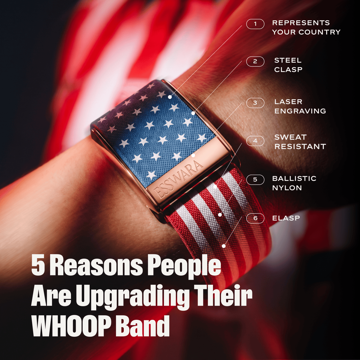 Esswara Facebook ad: Esswara Whoop Band