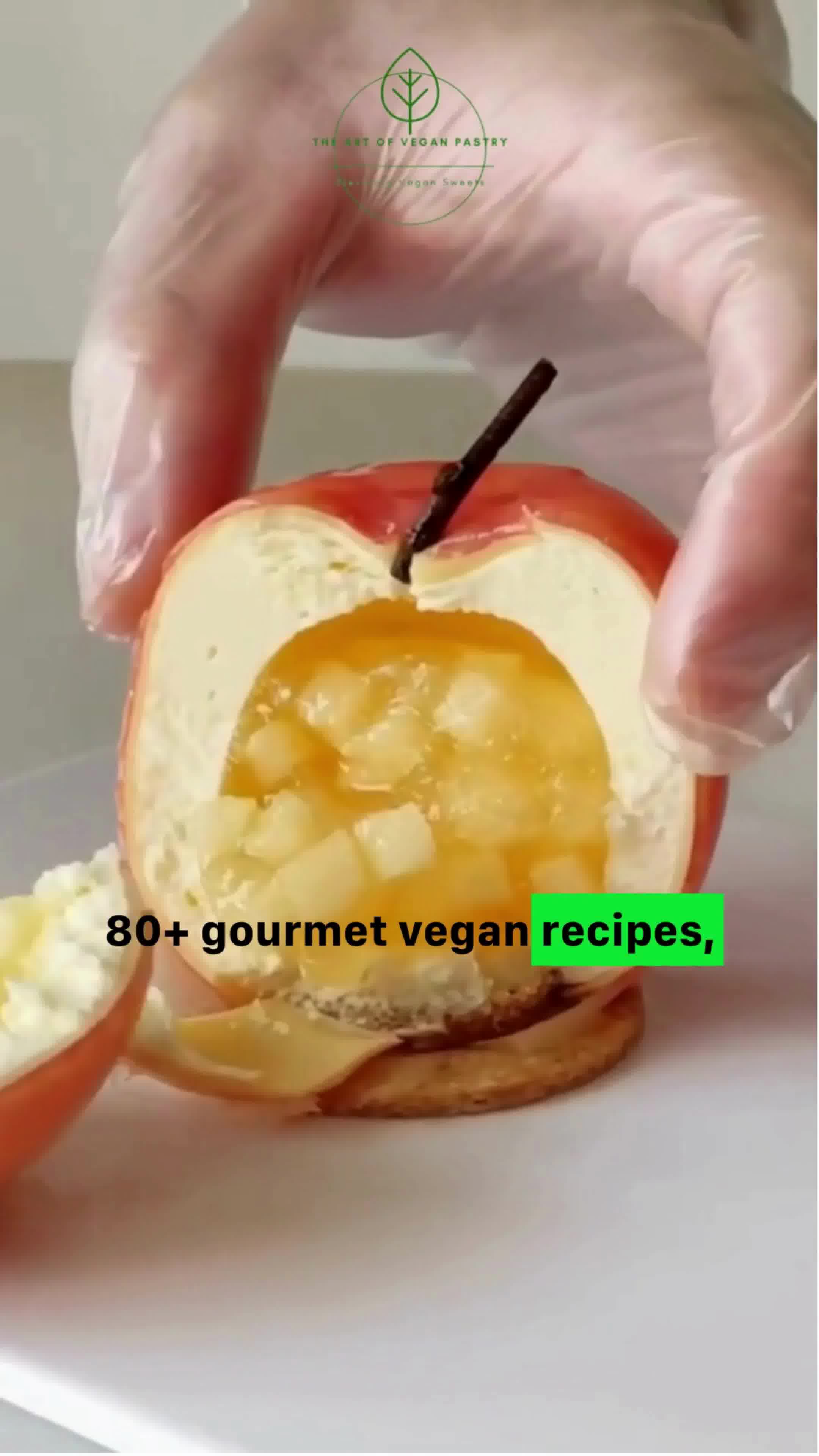 The Art of Vegan Pastry Facebook ad: Chef-Level Vegan Sweets