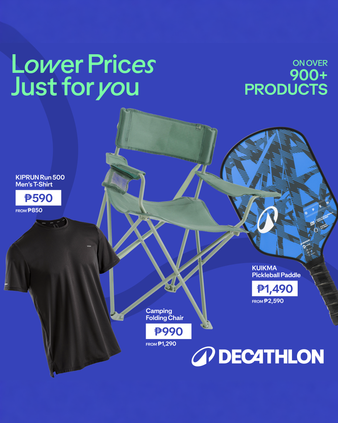 Decathlon Philippines Facebook ad: New Gear, Lower Prices