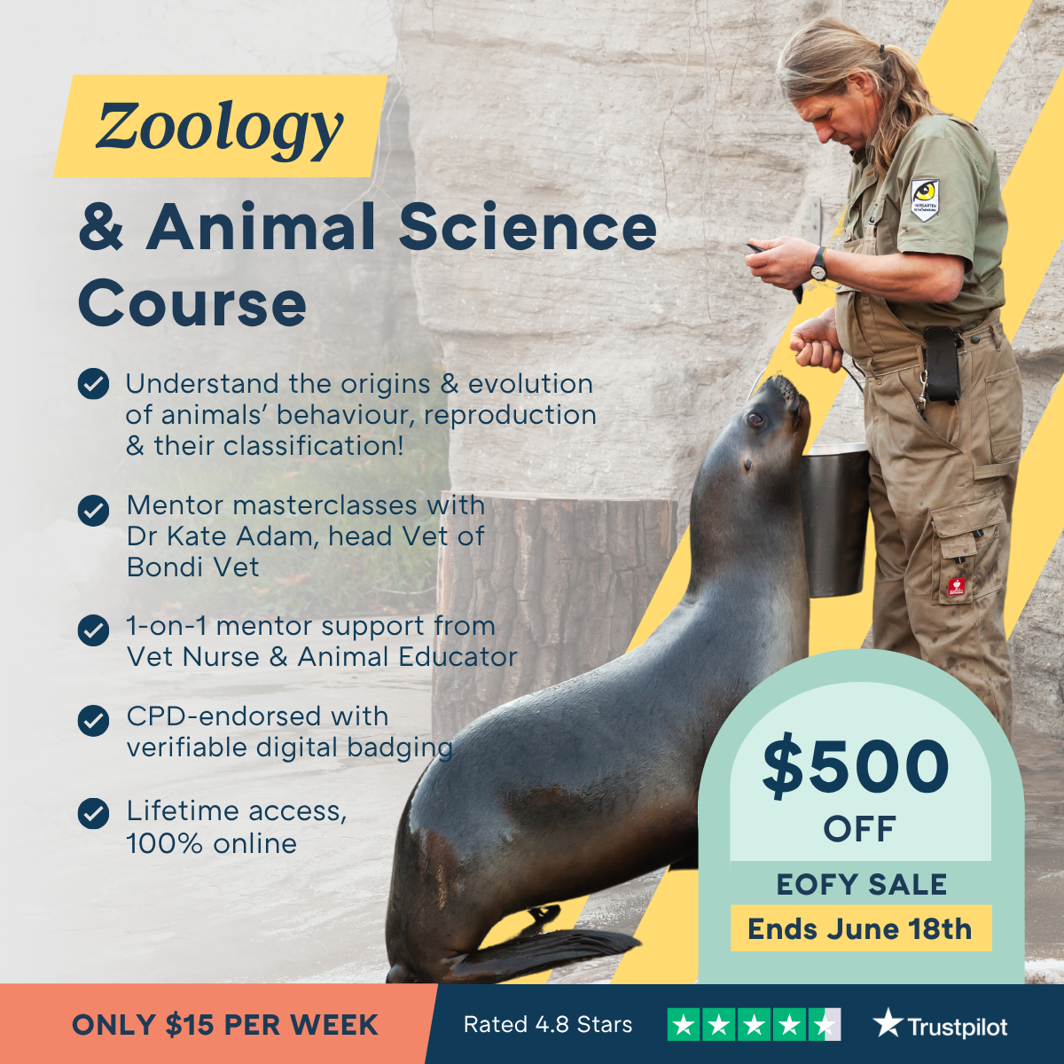 Online Courses Australia Facebook ad