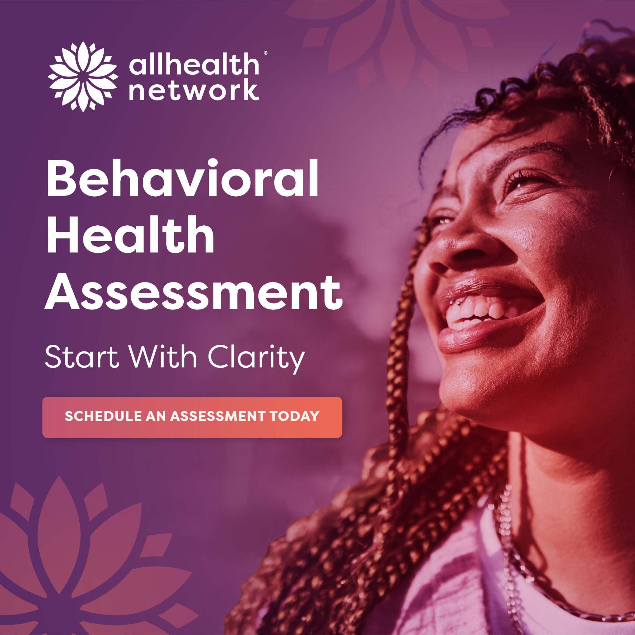 AllHealth Network, Counseling & Psychiatry Facebook ad from May 9, 2026