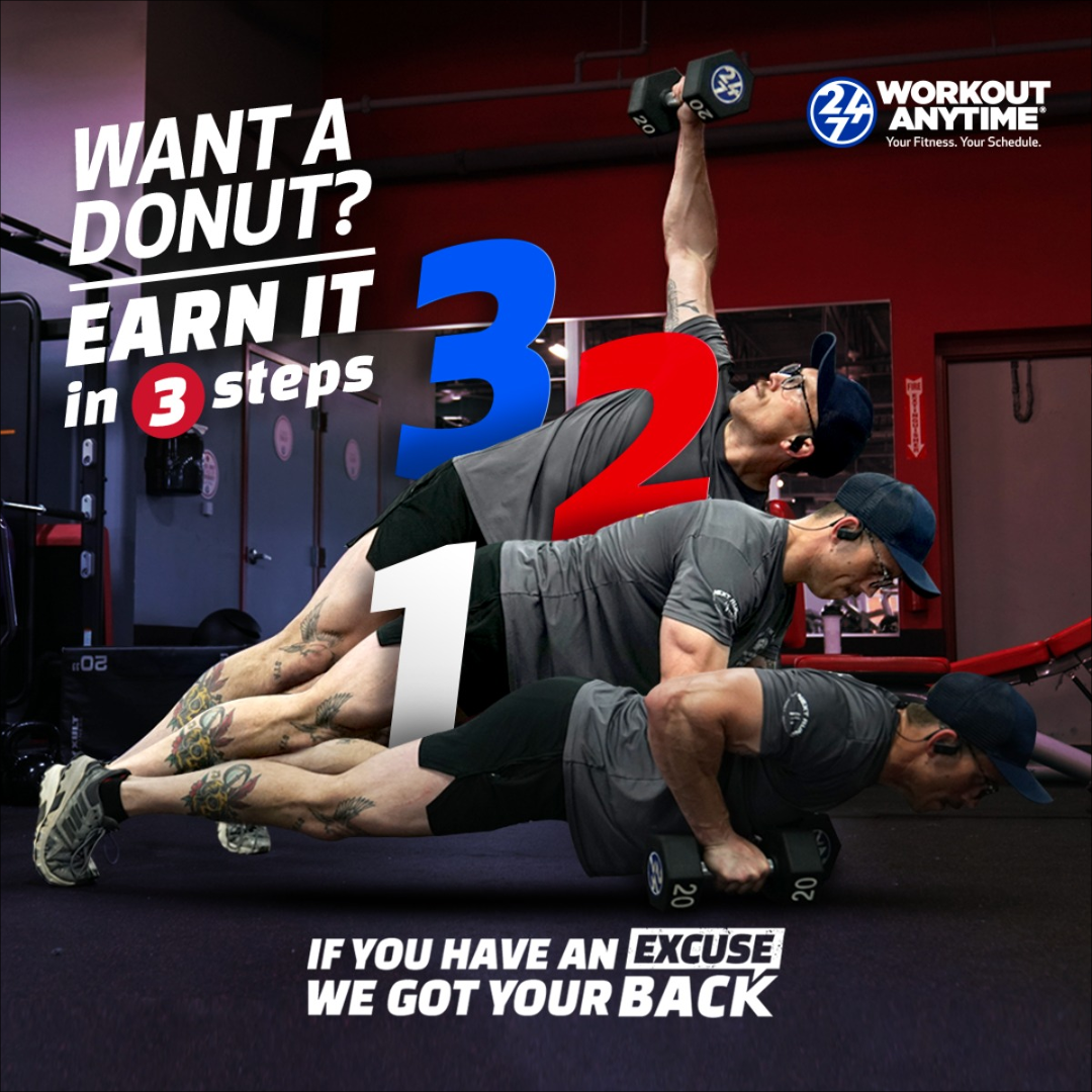 Workout Anytime Halls Facebook ad: Join Workout Anytime today and start seeing results.