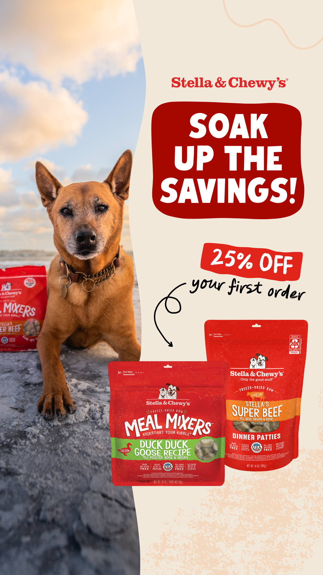 Stella & Chewy's Facebook ad