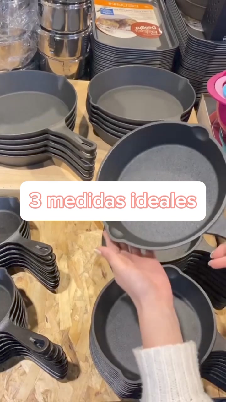 Olaa Shop Facebook ad: Set de Sartenes de Hierro Fundido