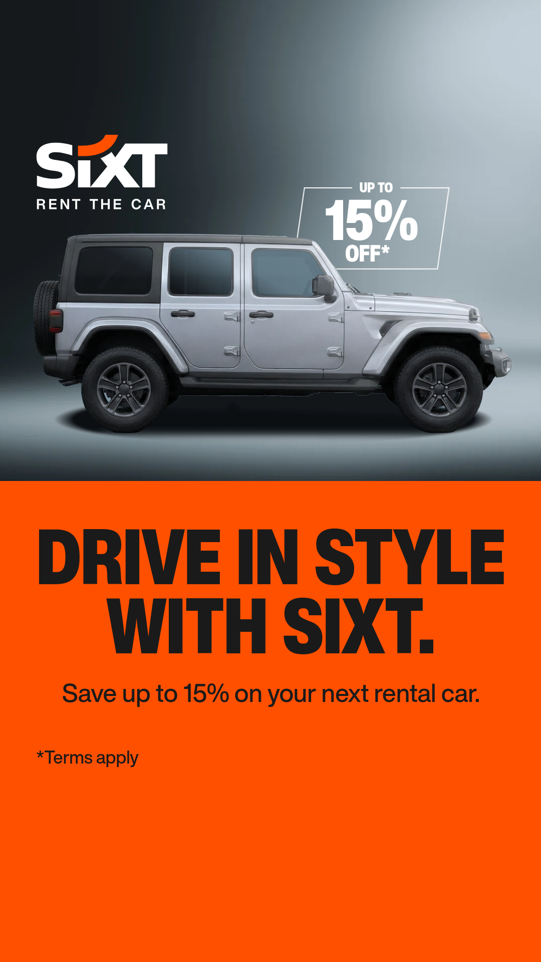 Sixt Facebook ad
