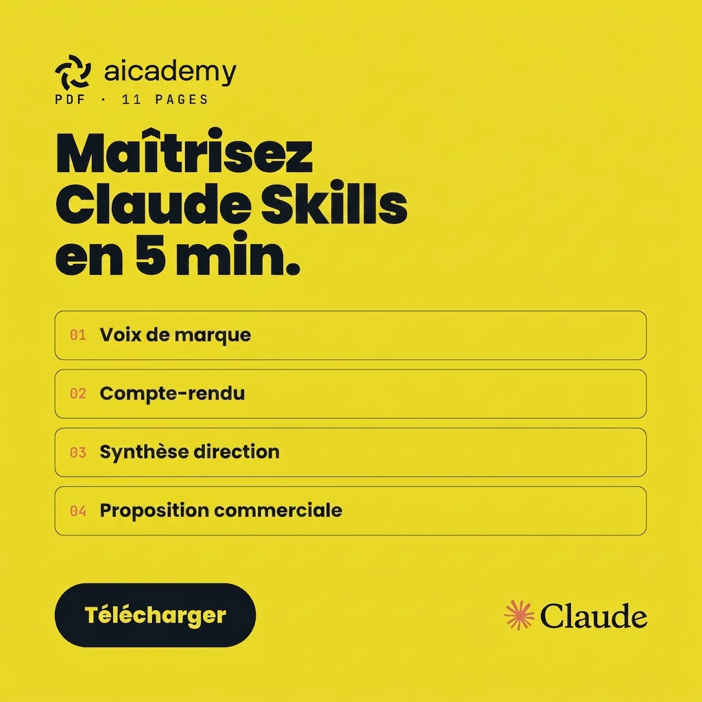 AI Crafters Facebook ad: PDF Gratuit: Maîtrise les compétences Claude en 5 min.