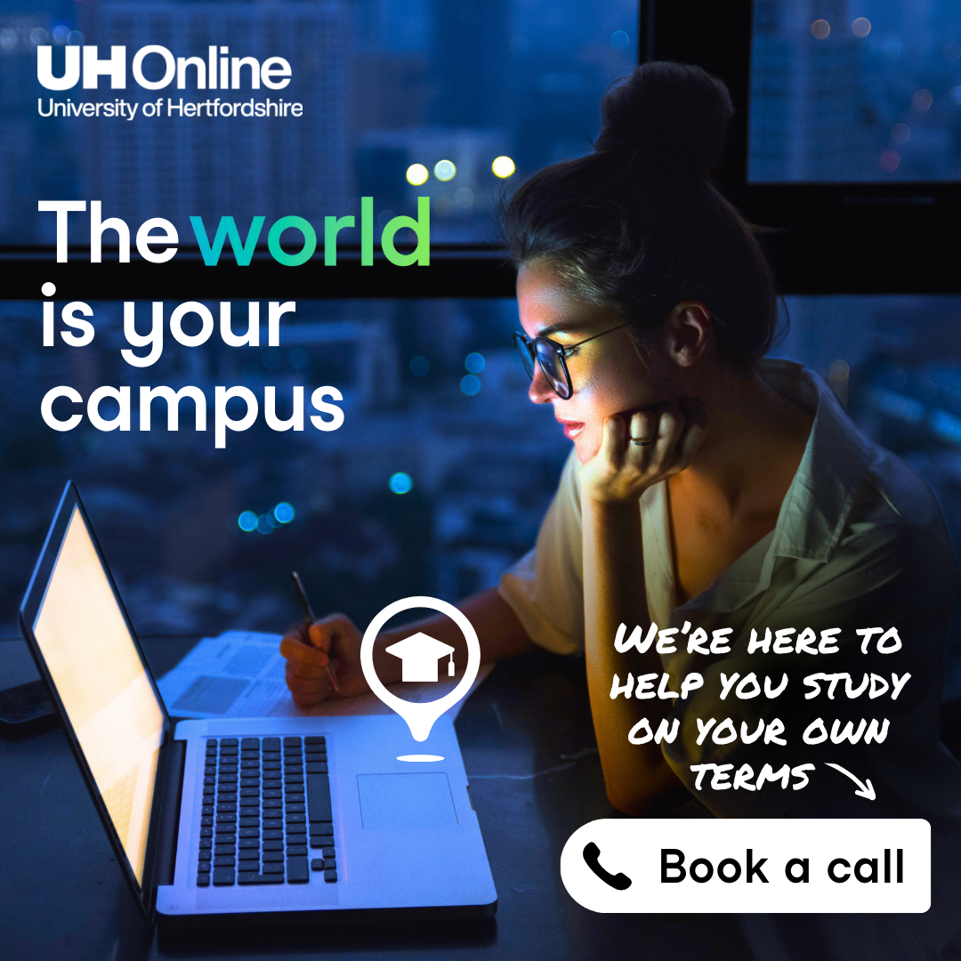 University of Hertfordshire Facebook ad