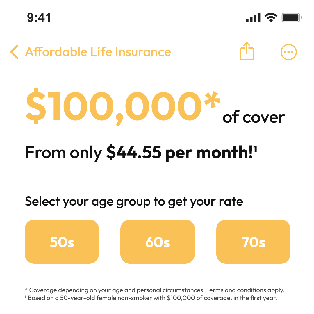 Seniors Choice CA Facebook ad
