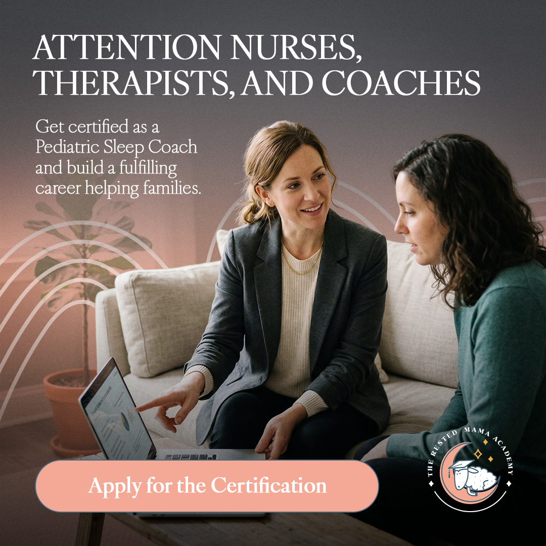 Rested Mama Academy - Pediatric Sleep Certification Facebook ad