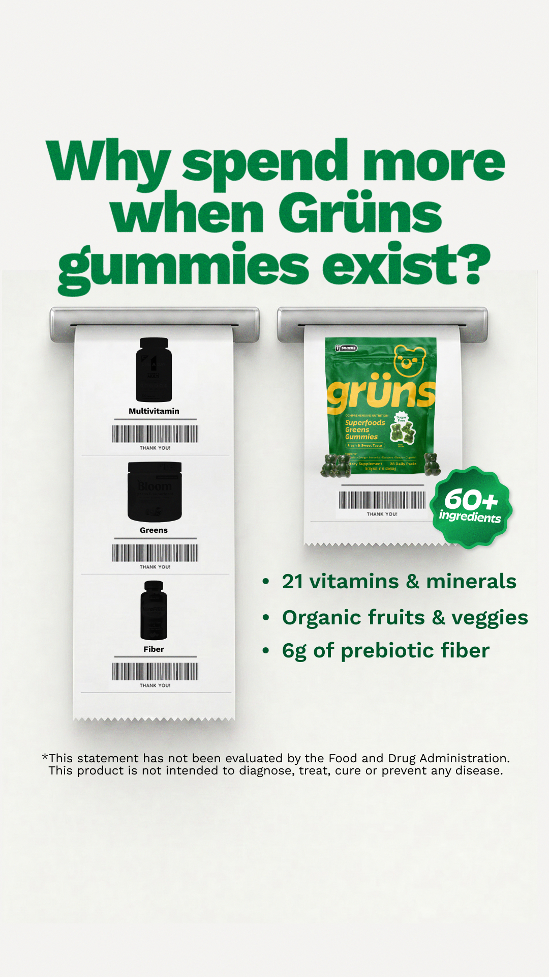 Grüns Facebook ad