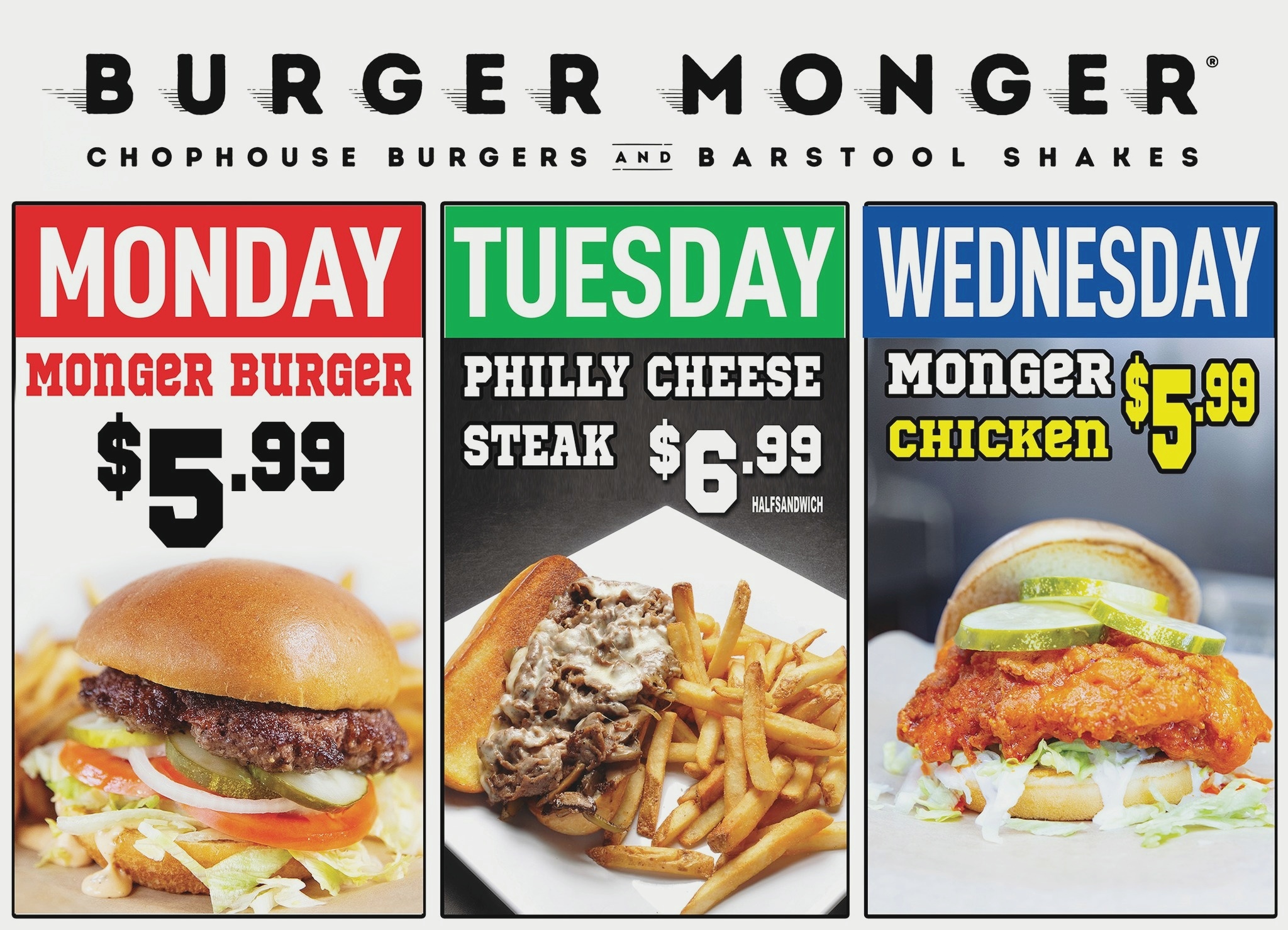 BurgerMonger Facebook ad from Oct 24, 2023