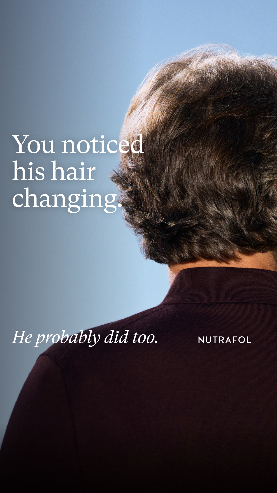 Nutrafol Facebook ad: You Notice Too