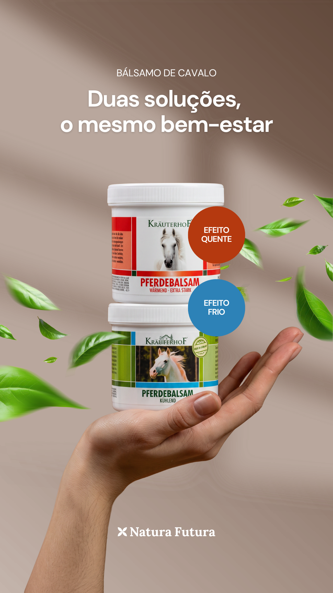 Natura Futura Facebook ad: Frio ou quente?