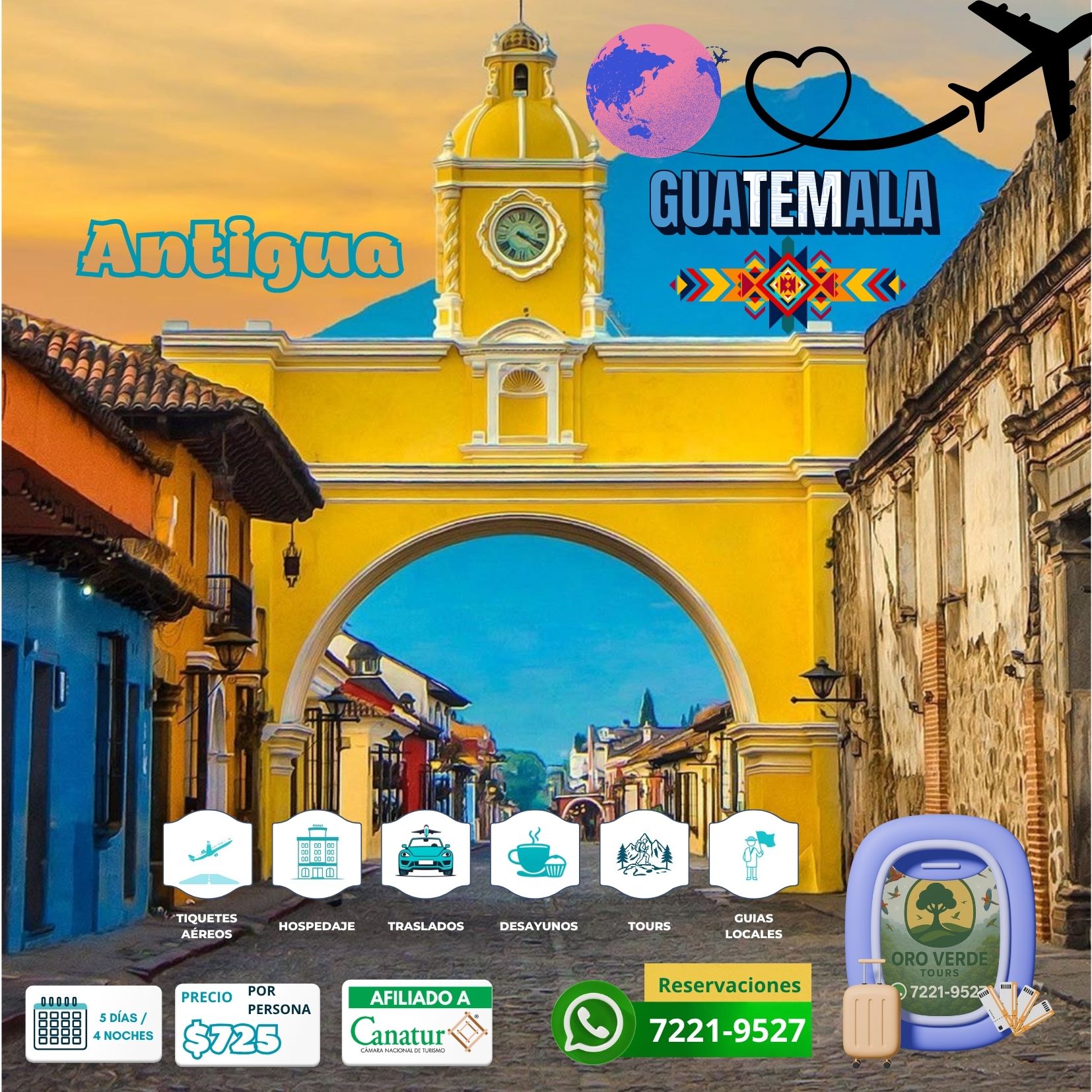Oroverde Tours Facebook ad from May 4, 2026