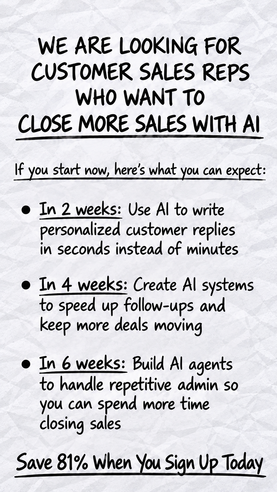 Zero To Mastery Facebook ad: Become Your Team’s Go-To AI Person
