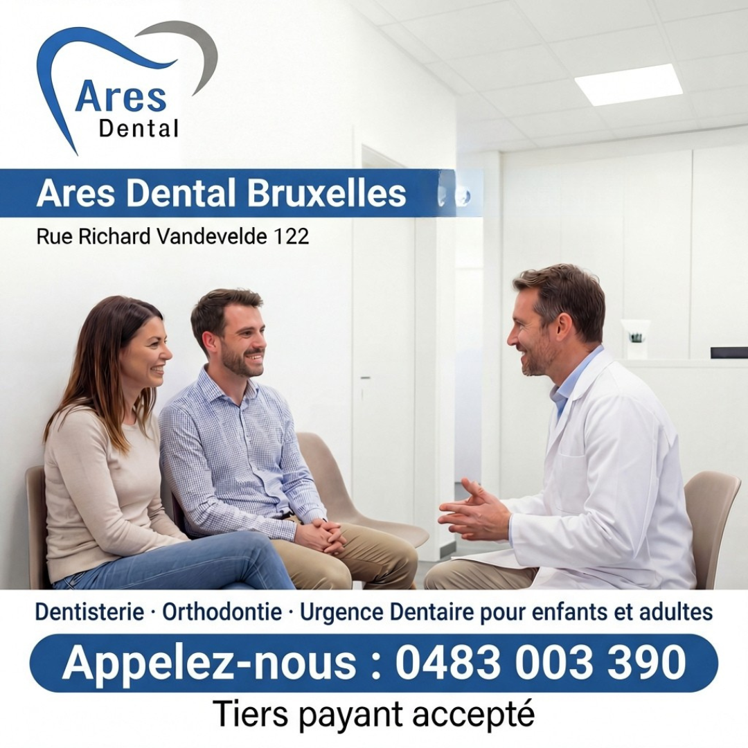 Arès Dental Belgique Facebook ad: Cabinet dentaire