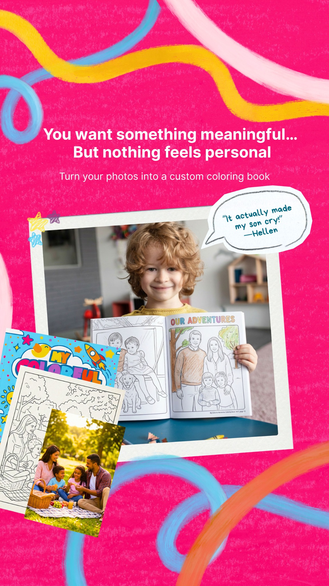 My Colorful World - Customized Coloring Books From Photos Facebook ad
