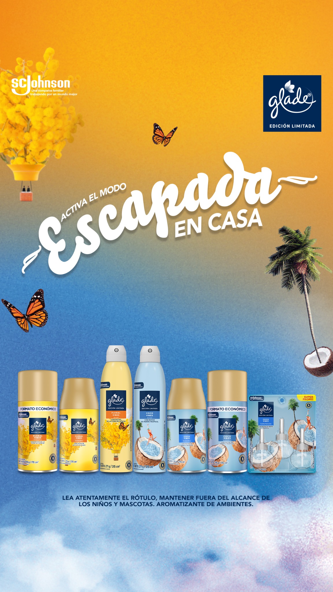 Glade Chile Facebook ad