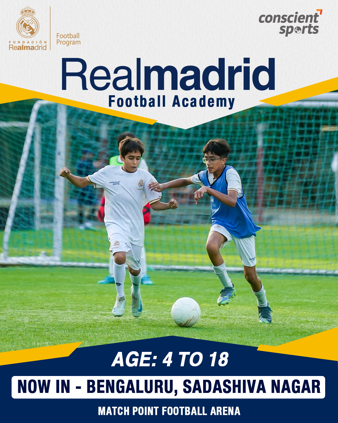 RMF India - Partner Conscient Sports Facebook ad