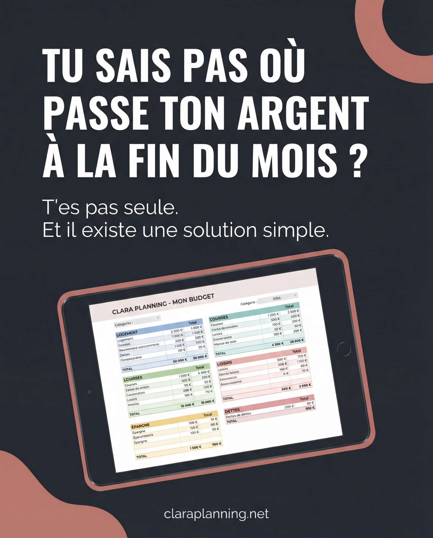 Clara Moreau Facebook ad
