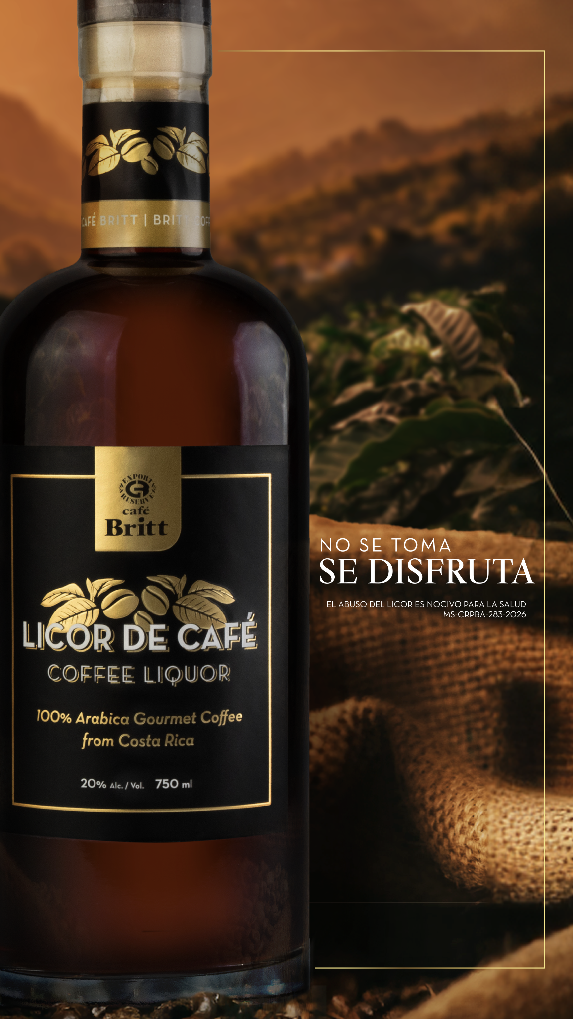Café Britt Costa Rica Facebook ad from Jul 23, 2026