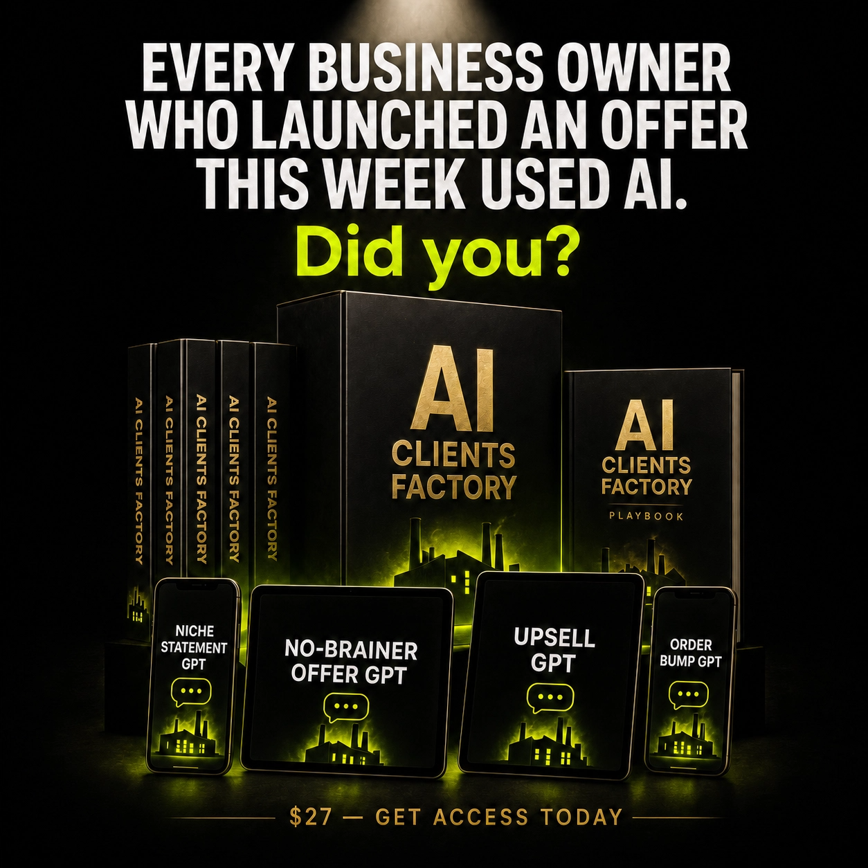 AI Mastery Facebook ad