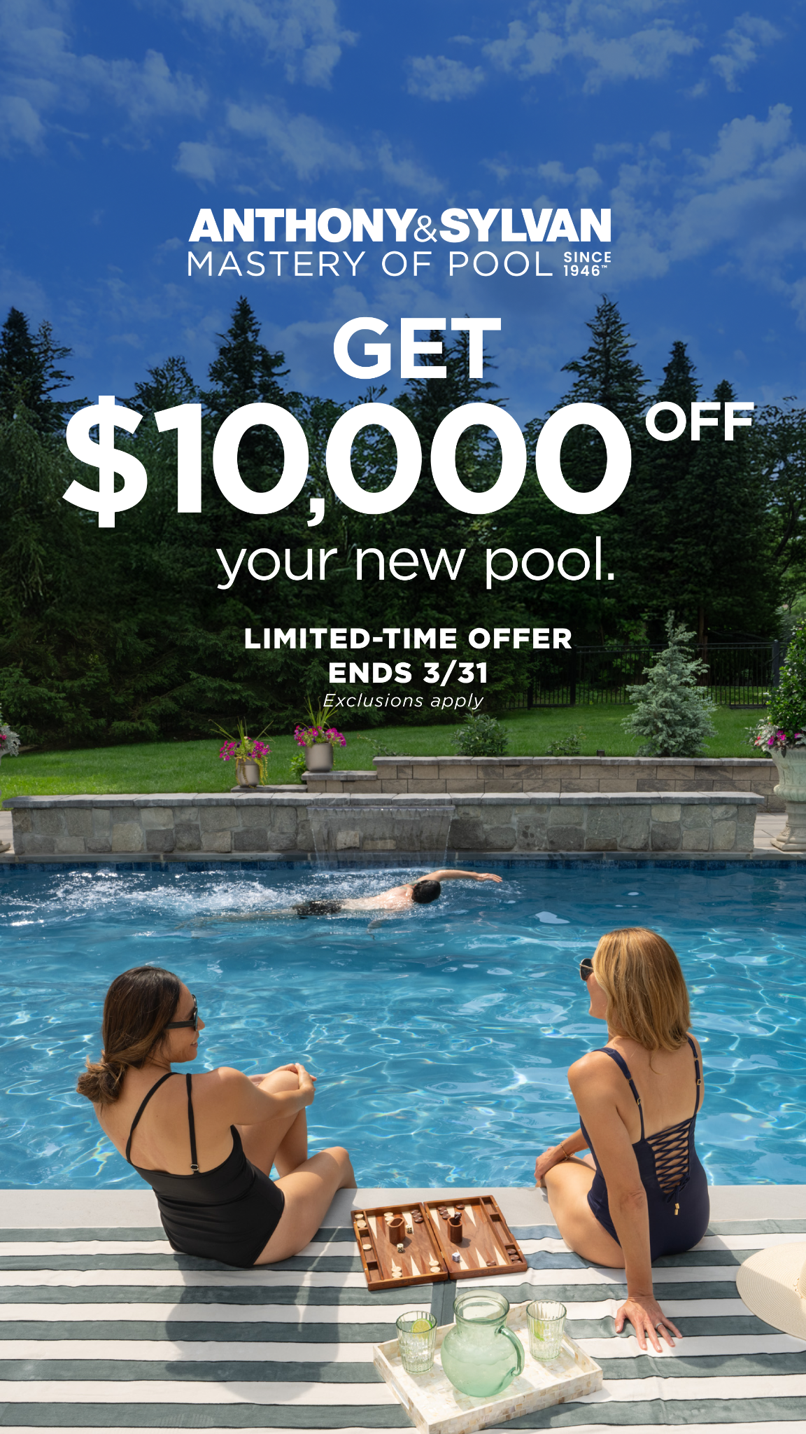 Anthony & Sylvan Pools Facebook ad