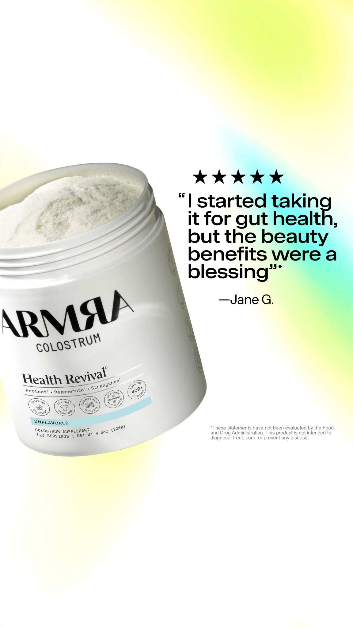 ARMRA Facebook ad