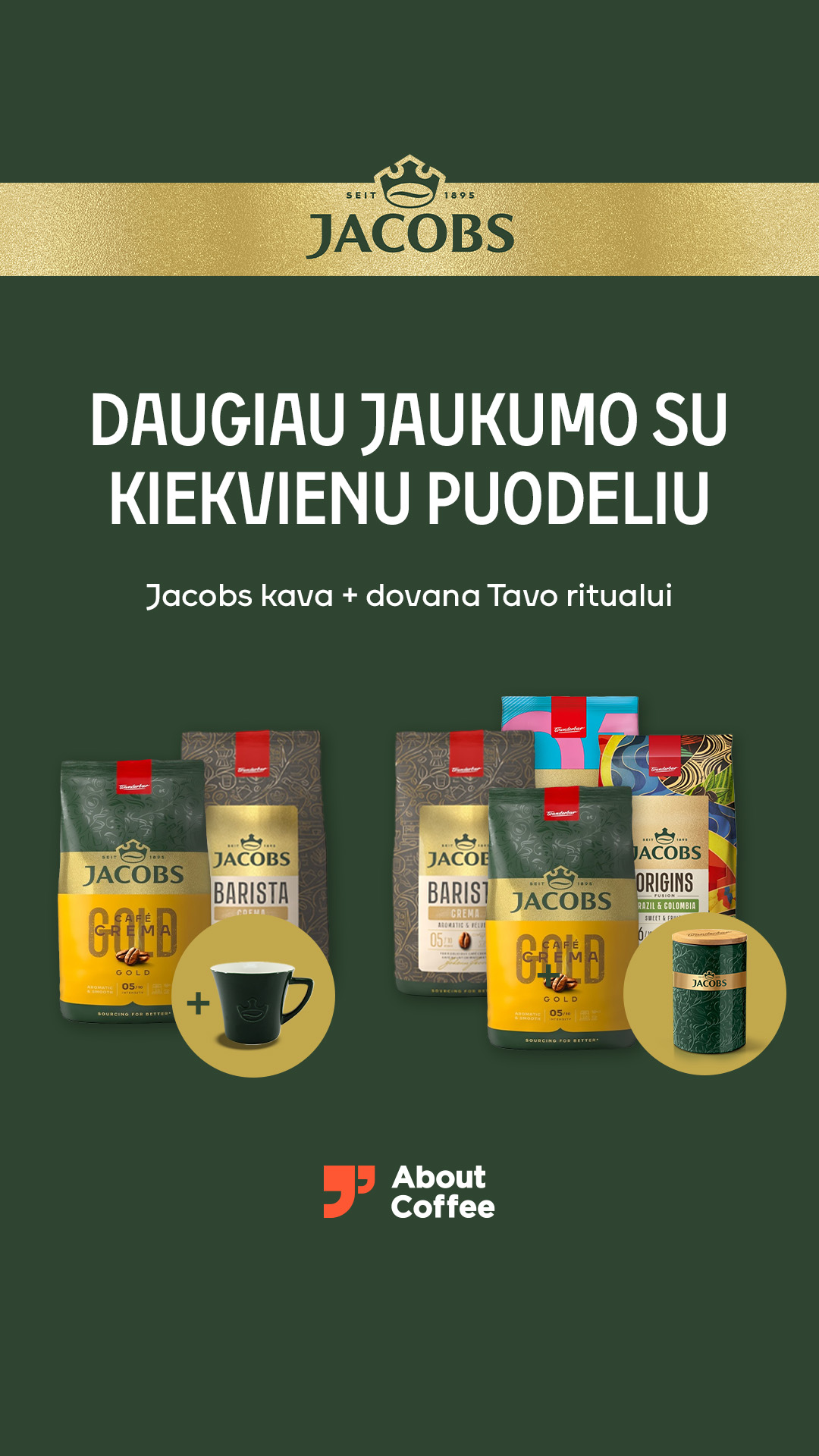 About Coffee Facebook ad