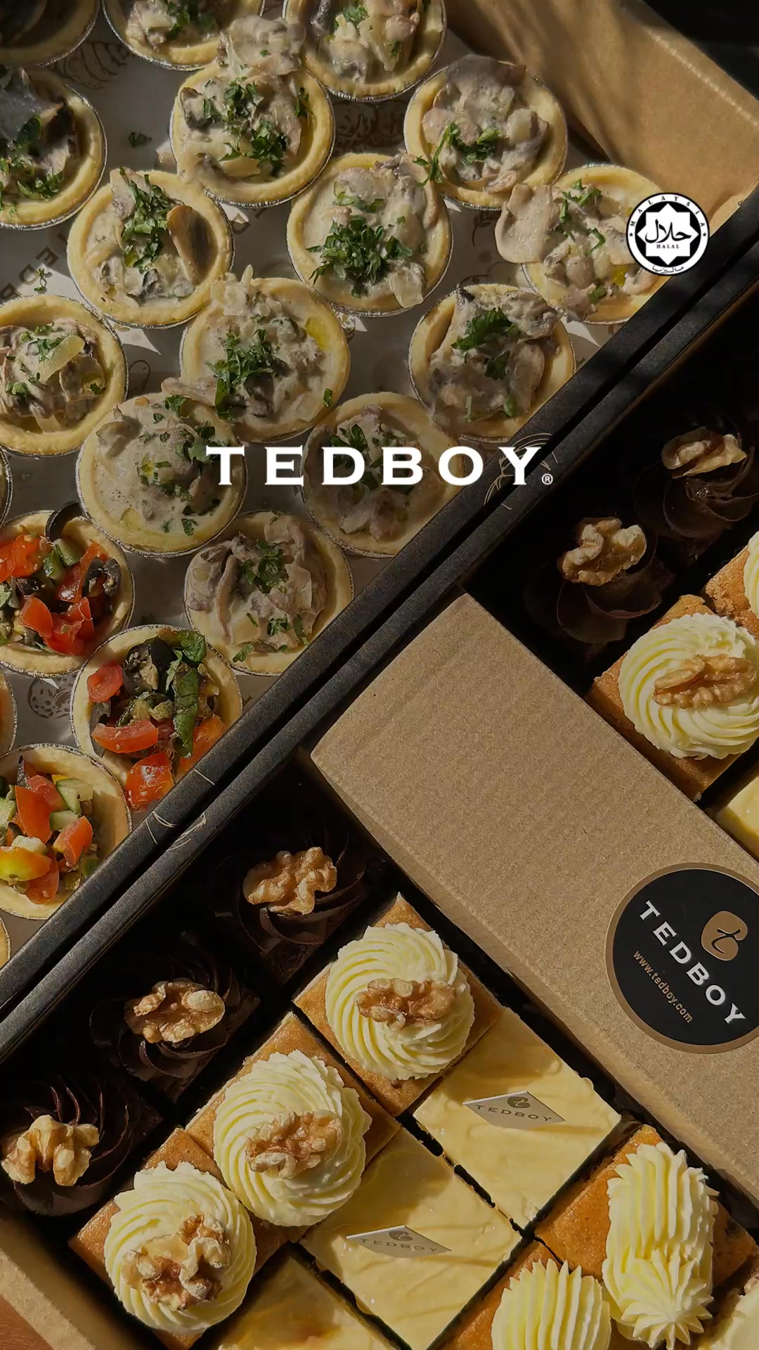 Tedboy Facebook ad: Corporate Catering Made Easy