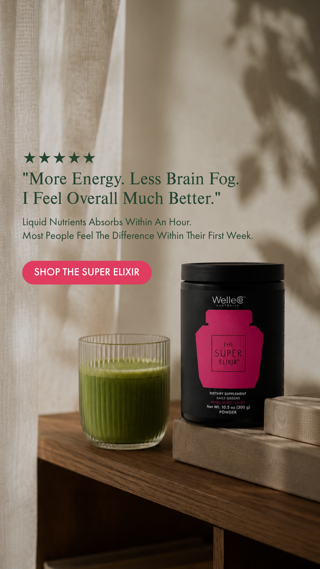 WelleCo Facebook ad