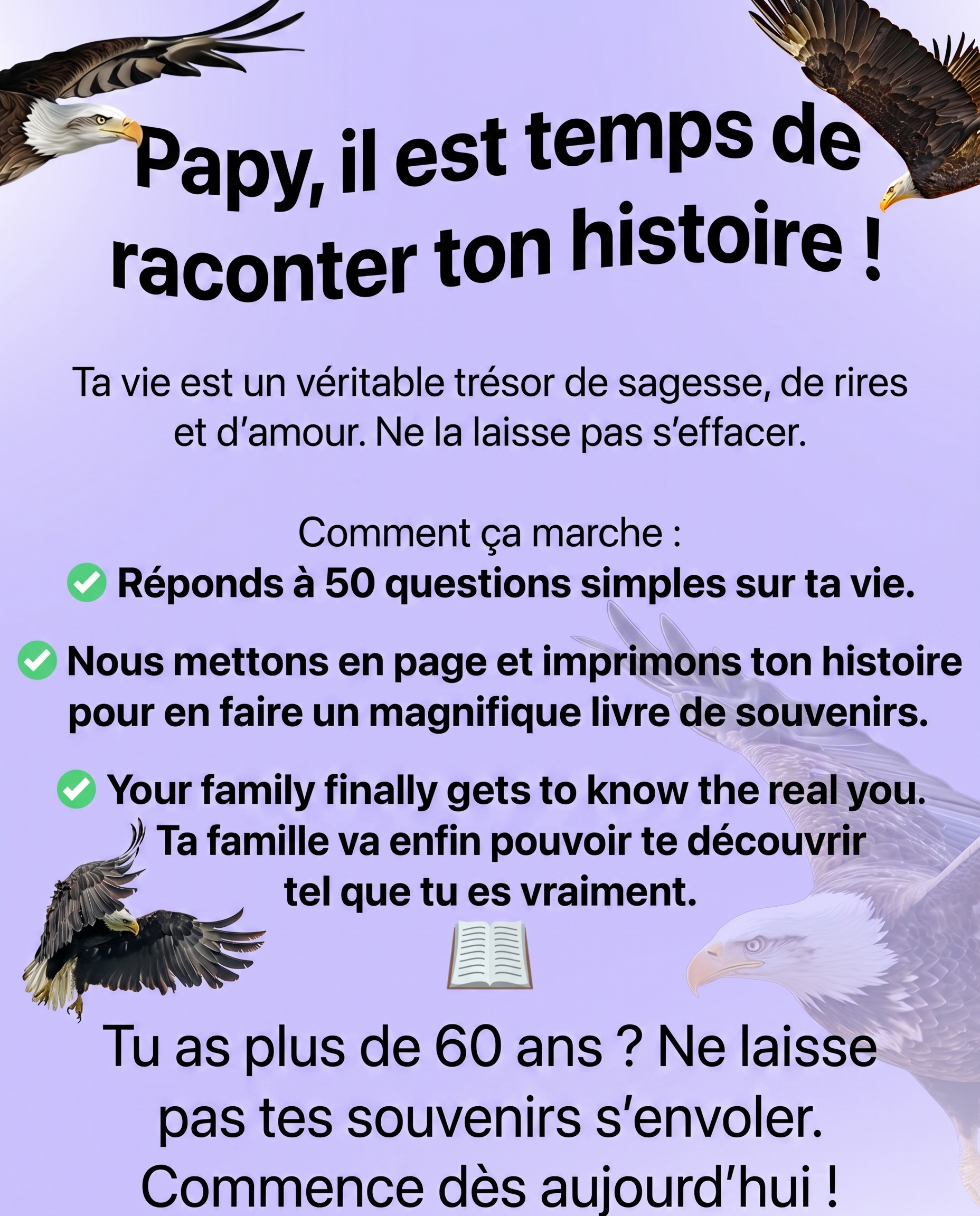 Memowrite Facebook ad