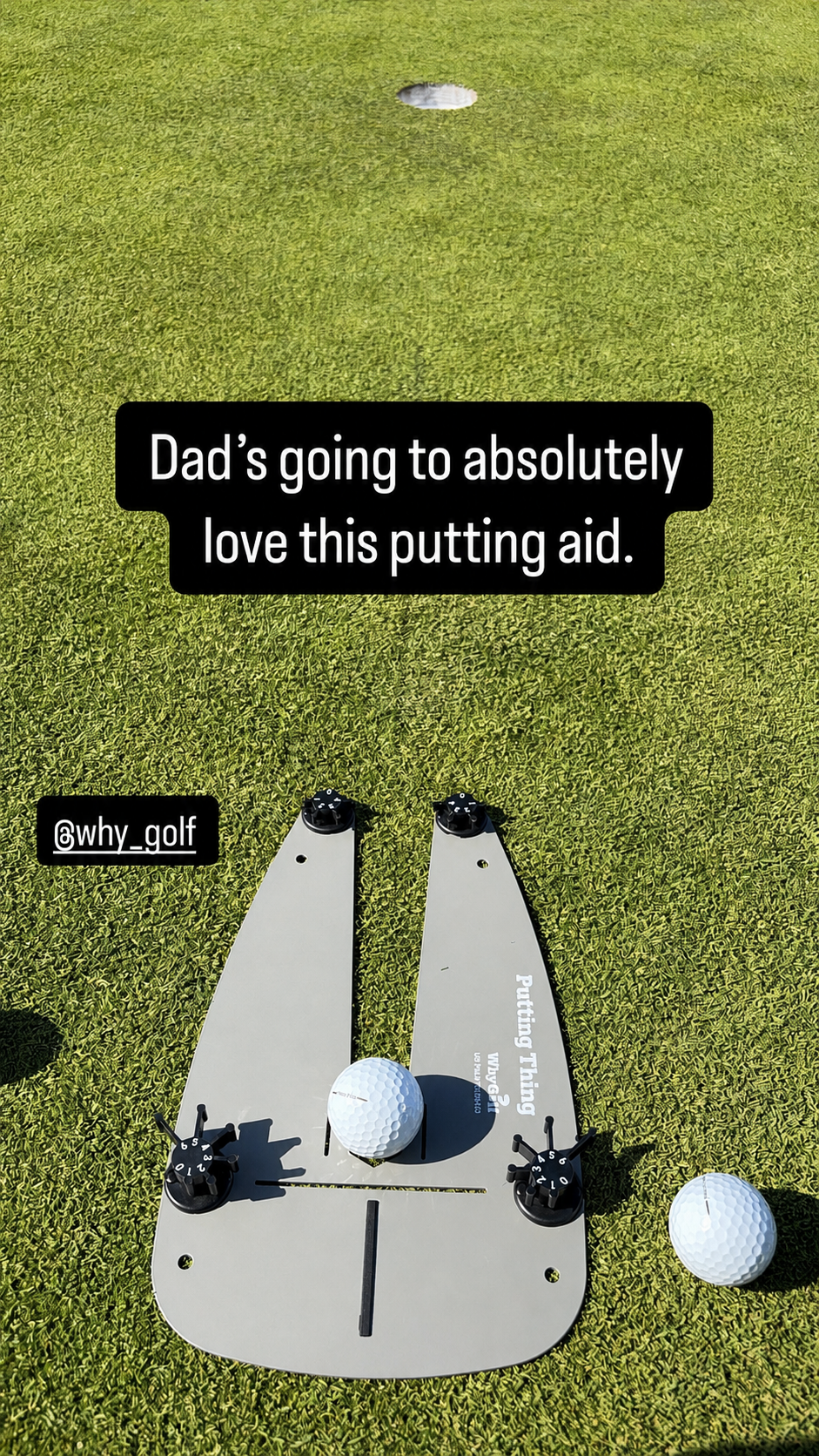 WhyGolf Facebook ad