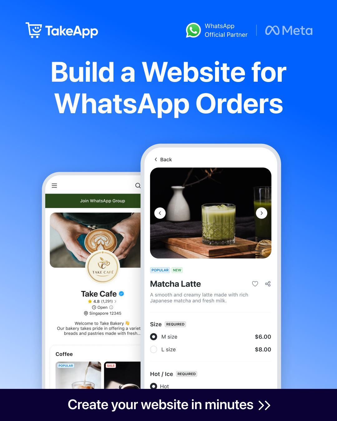 Take App Facebook ad