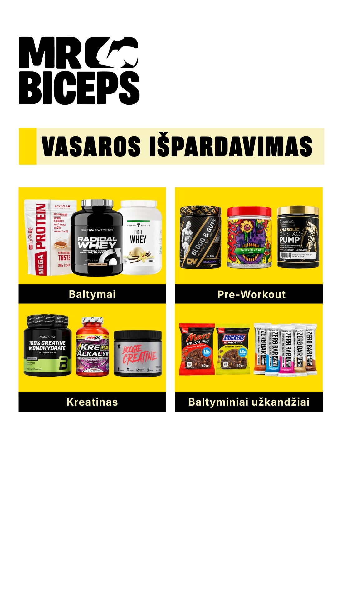 MrBiceps - Maisto Papildai Facebook ad