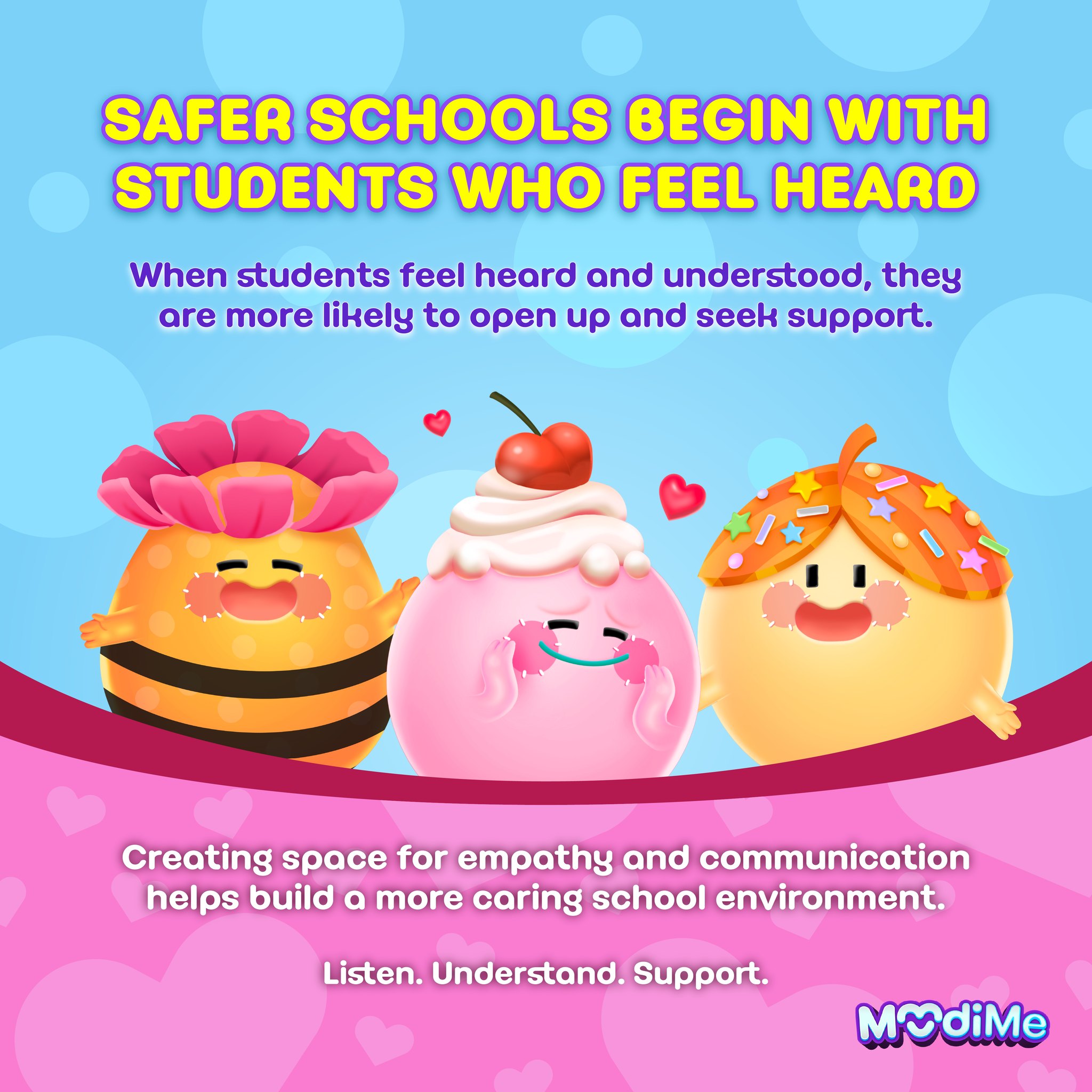 MoodiMe Facebook ad: Every child deserves to feel heard.