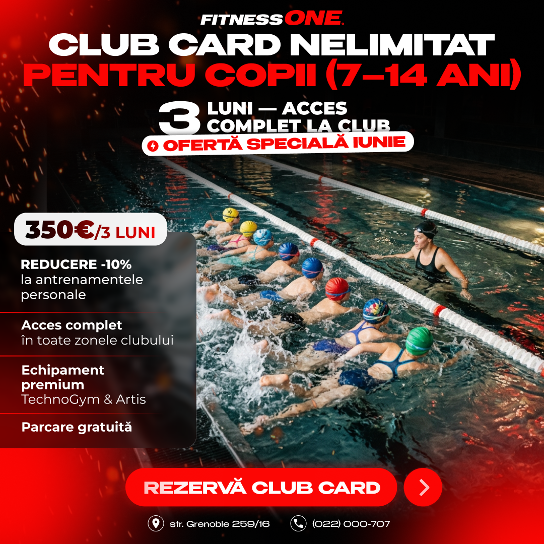 Fitness One Facebook ad: Rezervă oferta lunii iunie!