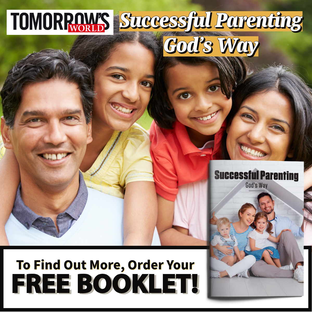 Tomorrow's World Asia-Pacific Facebook ad